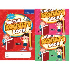 Kiddeo Activity Book 4 yrs. + Combo Pack ( 3 Books)